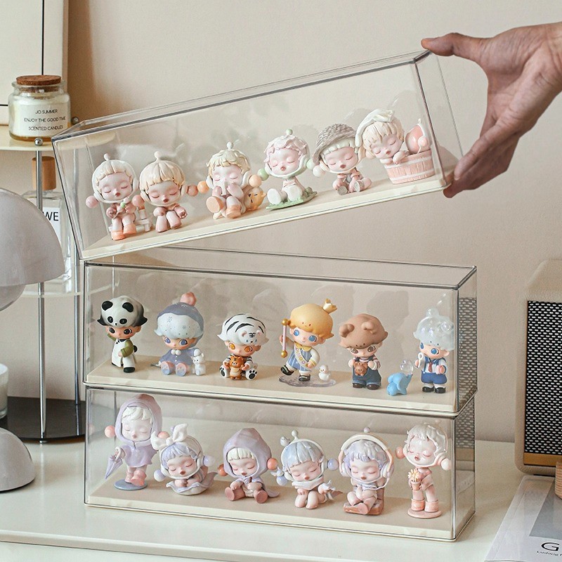 盲盒收纳展示架泡泡玛特展示盒