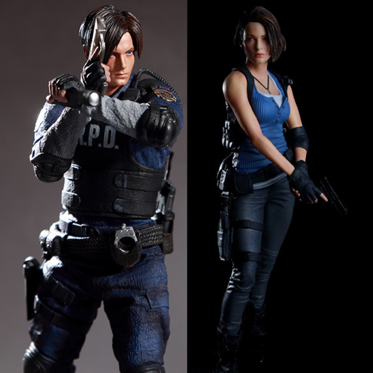 生化危机 Resident Evil 重置版 限定版 里昂 吉尔 手办模型公仔