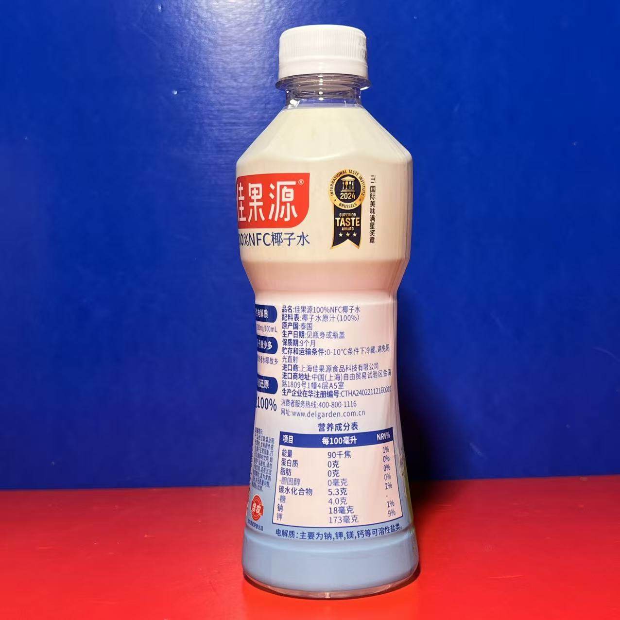 泰国进口佳果源100%NFC椰子水