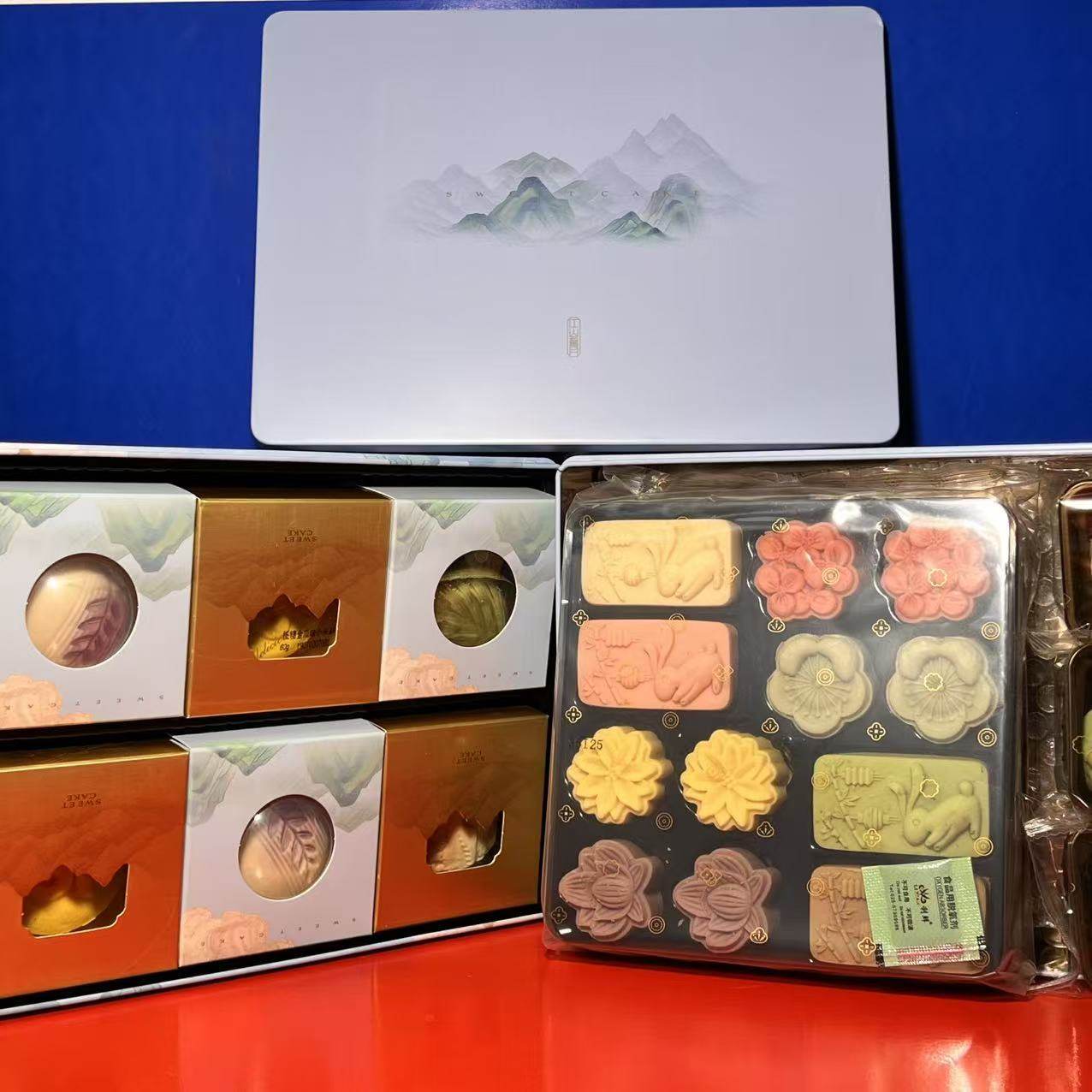 【源168+】金炉子悠享时江山望月糕点礼盒789克高端点心临期特价