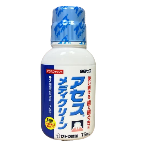佐藤日本进口薄荷味漱口水75毫升