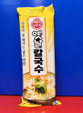 韩国进口不倒翁传统刀切面500克