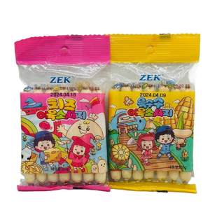 全球GO进口食品店韩国进口ZEK 芝士鳕鱼肠玉米鳕鱼肠105克(7支装)儿童零食临期特价