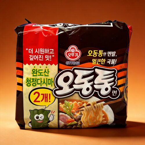 韩国进口不倒翁乌龙面480克
