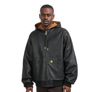 代购 WIP男士 夹克保暖防风皮革连帽街头日常皮衣爆款 CARHARTT