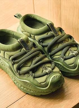 Hoka OneOna Primo奥拉·普里莫时尚一脚蹬夹棉半拖男女保暖棉鞋
