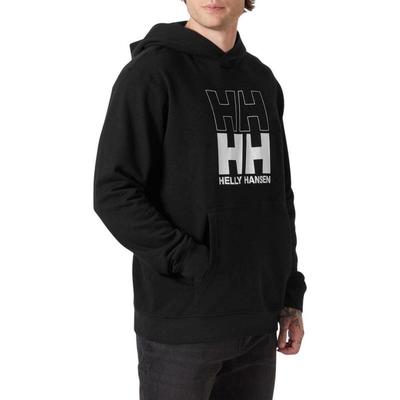 代购Helly Hansen海丽汉森男士卫衣保暖舒适黑色棉质休闲日常