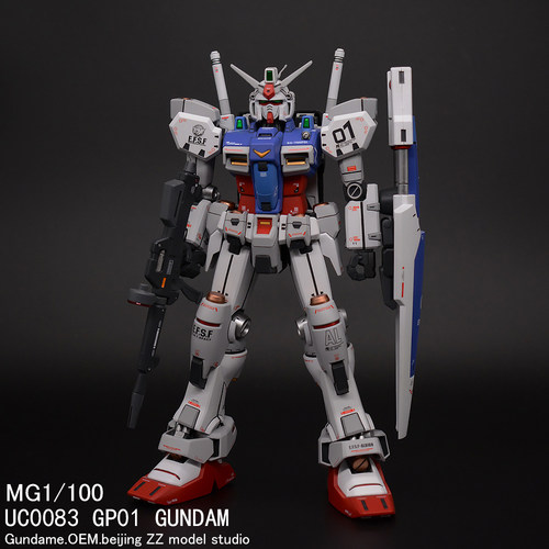 ZZ模玩万代高达模型代工MG1/100 0083陆战高达RX78-GP01喷涂成品