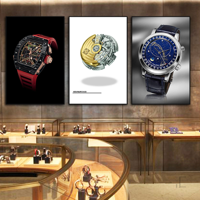 手表挂画钟表名牌名贵腕表装饰画