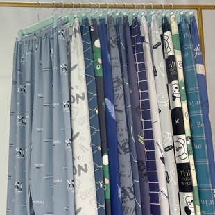 新款韩版男士睡裤薄款居家简约长裤宽松空调春秋夏季休闲裤可外穿