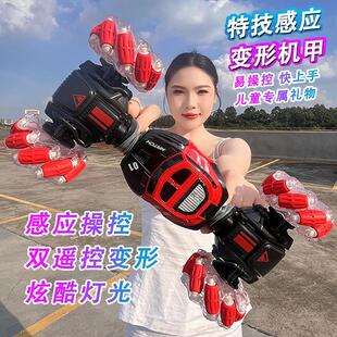 正光六星扭变遥控车感应高速变形车全地形攀爬车特技车儿童玩具礼