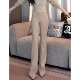2026年秋春夏新款 裤 高腰显瘦直筒微喇休闲裤 女简约高级感垂感西装