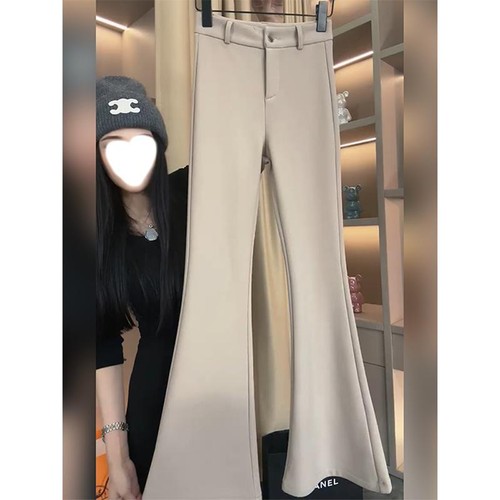 西装微喇裤女垂感显瘦马蹄西装裤