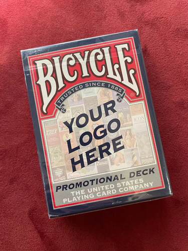 CKB纸牌 Bicycle your logo here USPCC广告联名 花切收藏扑克