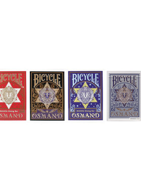 CKB纸牌 Bicycle Osmand  银色 蓝色 红色 金色 花切收藏扑克
