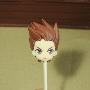 满18元包邮 小粘土头1个棕色头发好像是FATE散货接OB11需要自己改