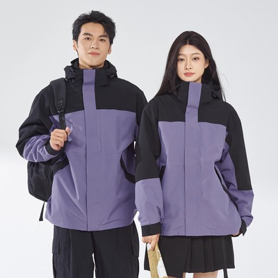 普拉驰高档冲锋衣一件起免费印绣