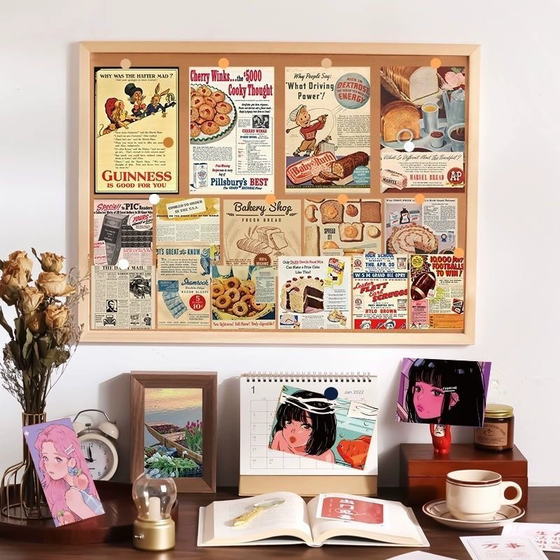 ins风法式复古面包蛋糕海报墙贴房间布置背景墙墙面装饰卡片纸,节庆用品/礼品,贺卡/卡片,淘宝优惠券,粉丝福利购,淘宝优惠卷