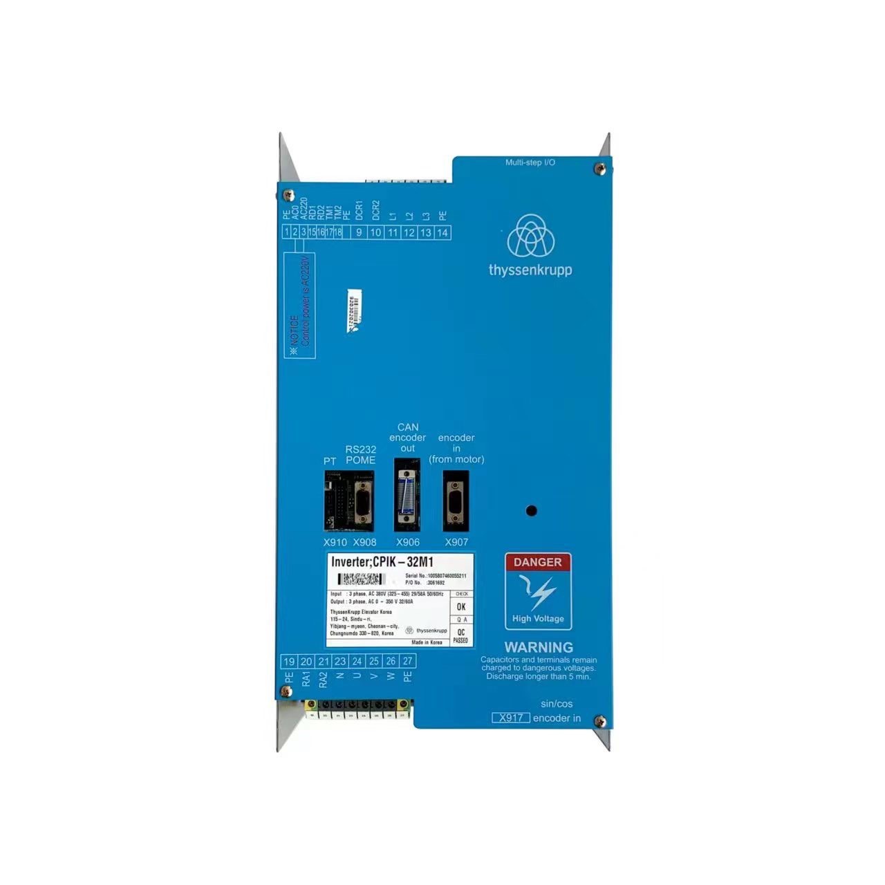 议价；蒂森电梯配件蒂森电梯变频器CPIK-32M1原装正品现货供应