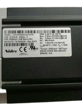 议价；Nidec电机115U3A300BACAA215190全新原
