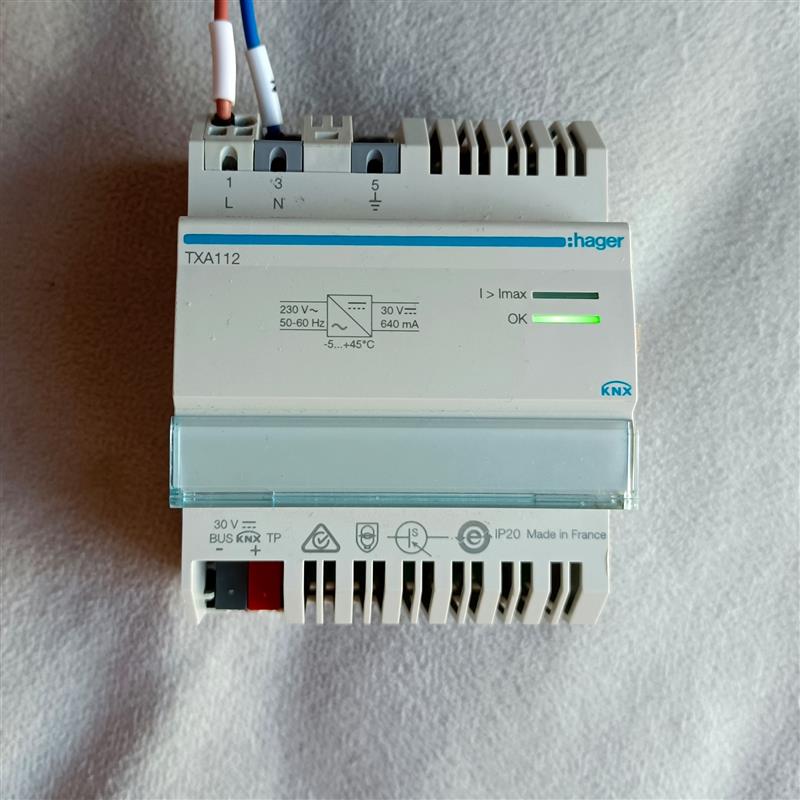 【议价】KNX电源TXA112，Hager/海格，KNX/EIB电源
