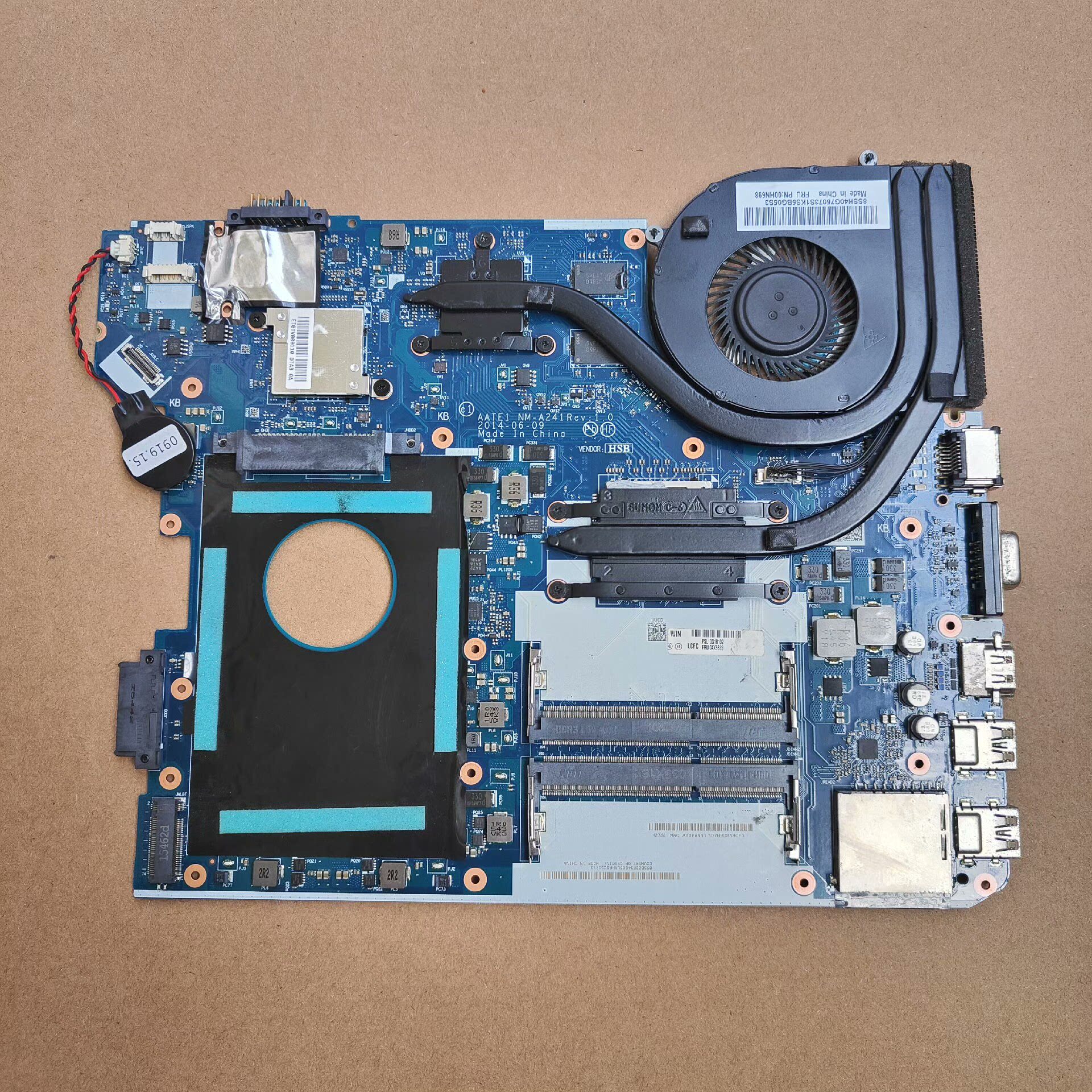 【议价】联想 e555主板 nm-a241板载 a10-7300 r