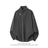 重磅立领斜拉链卫衣男宽松型休闲时尚潮流上衣TDR299-特价P25，男装T恤，电商A007-1