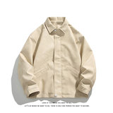 潮流宽松美式复古机车皮衣PU皮夹克外套P7810-P65【特价】，男装夹克，电商A007-1