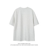 美式风圆领短袖T恤男女宽松型显瘦重磅百搭休闲上衣T3706-特价P24，男装T恤，电商A007-1