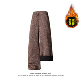 美式宽松阔腿裤垂坠感抽绳加绒加厚休闲裤男K8690JR（加绒）特P52，男装卫衣，电商A007-1