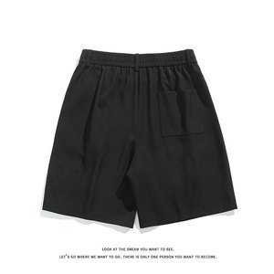 夏季风新中式绣花西裤宽松直筒五分裤短裤DK8494-P32【特价】图片