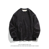 美式重磅扎染满天星长袖T恤男女同款潮高街宽松卫衣W4680-特价P50，男装T恤，电商A007-1