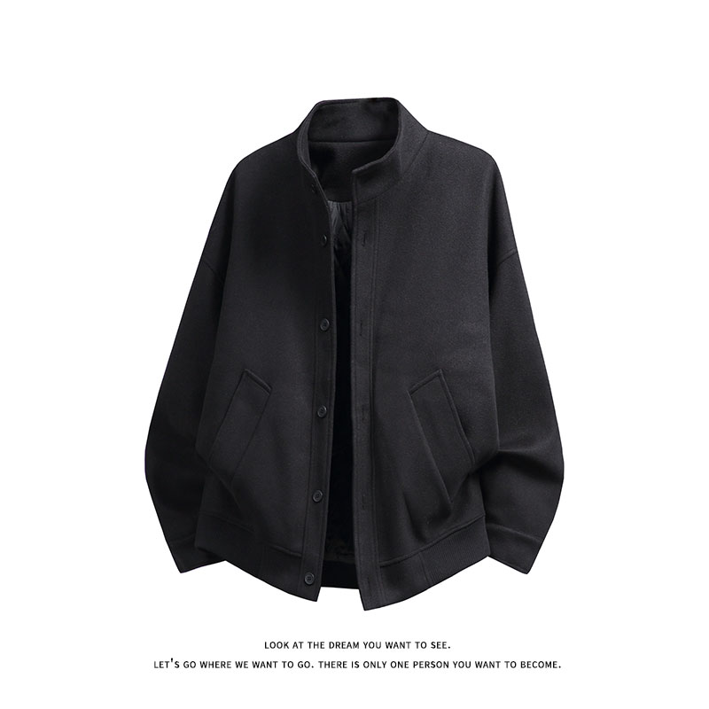 冬季重磅夹棉呢子夹克轻熟保暖棉服男士毛呢外套J7352-特价P85,男装夹克,电商A007-1