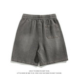 夏新百搭美式星空纹松紧腰水洗牛仔短裤子男DK8497-P32【特价】，男装牛仔裤，电商A007-1