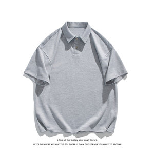 polo衫男潮流休闲大码情侣翻领四色短袖T恤T3520-P26【特价】图片
