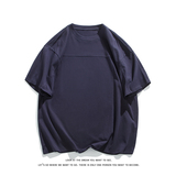 美式风套头短袖T恤男女宽松型简约显瘦纯棉圆领上衣T3610-特价P25，男装T恤，电商A007-1