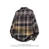 小香风衬衫夹克外套复古拼色潮牌休闲情侣宽松C2166-P40【特价】，男装夹克，电商A007-1