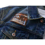 美式潮流肩章轻奢机车风牛仔外套男夹克上衣JA8819-特价P72，男装工装外套，电商A007-1