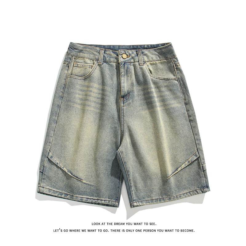 夏新百搭美式休闲大码潮流牛仔短裤子男K8472-P32【特价】,男装牛仔裤,电商A007-1