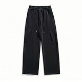 纯色宽松阔腿卫裤男垂感直筒休闲宽松型长裤运动裤K8697-特价P36，男装休闲裤，电商A007-1