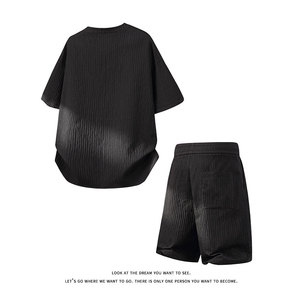 薄款短袖短裤套装宽松透气运动两件套男DC2278特P35/DK8703特P25图片