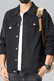 工装风翻领夹克男军宽松多口袋外套时尚长袖上衣JA9013-特价P60，男装夹克，电商A007-1