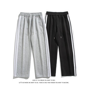 宽松针织运动卫裤美式休闲大码直筒运动裤长裤K8579-P38【特价】，男装休闲裤，电商A007-1