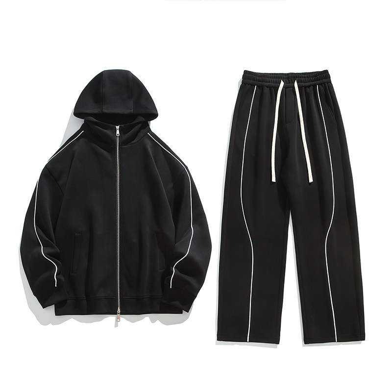 加绒加厚运动服套装W4683JR（加绒）特P60/K8666JR（加绒）特P45,男装休闲套装,电商A007-1