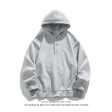 重磅连帽亨利领设计感卫衣宽松潮流上衣W4645-P47【特价】，男装卫衣，电商A007-1