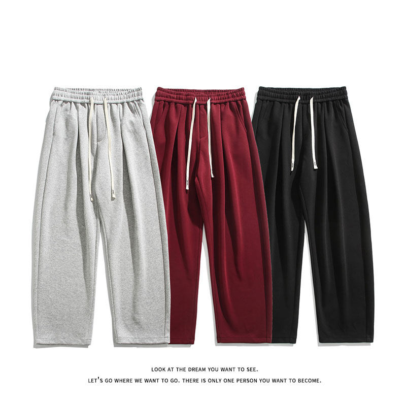 弯刀卫裤休闲裤男潮流大码宽松抽绳运动裤K8566-P35【特价】，男装休闲裤，电商A007-1