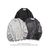 美式重磅扎染满天星长袖T恤男女同款潮高街宽松卫衣W4680-特价P50，男装T恤，电商A007-1