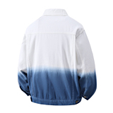 渐变色牛仔夹克男宽松翻领美式风潮流外套长袖上衣JA1718-特价P65，男装夹克，电商A007-1