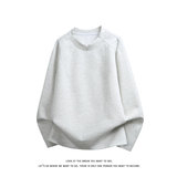 重磅休闲宽松上衣内搭极简风小领口套头长袖卫衣男W4713-特价P26，男装卫衣，电商A007-1