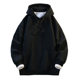 光板纯色简约连帽卫衣情侣款百搭基础韩系上衣W4690-特价P32，男装卫衣，电商A007-1